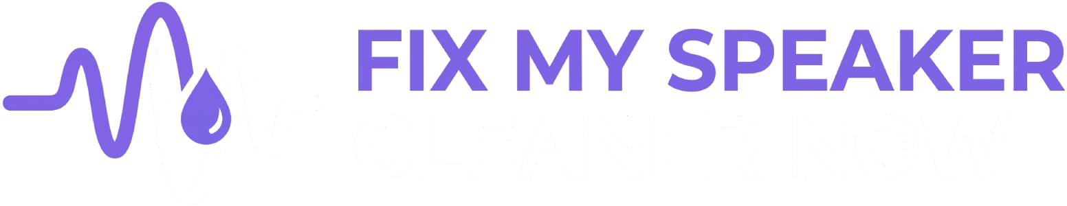 Fix My Speaker Cleaner Now Logo